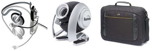 Case Logic Attache, Webcam and Headset. 15.4"