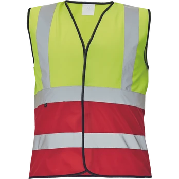 Liemenė universalus Cerva Lynx Duo HV, raudona/geltona, XL dydis
