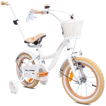 Vaikiškas dviratis Sun Baby 14", baltas