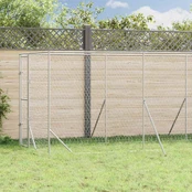 Lauko voljeras šunims, sidabrinis, 2x6x2m, plienas kaina