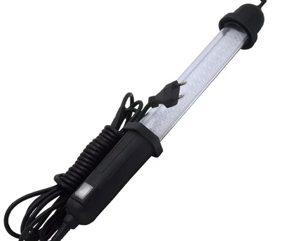 Pernešamas šviestuvas EASY PLUS Led01Ar, 50 LED, 5m, 230V, kablys, guminis laidas, jungiklis