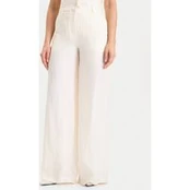 Guess Medžiaginės kelnės W5YB02 WH5N2 Écru Regular Fit