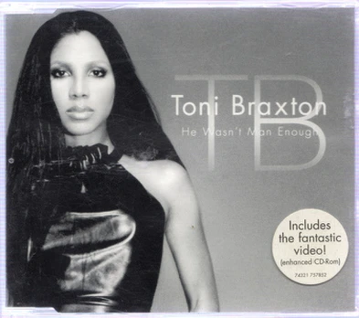 CD Toni Braxton – He Wasn't Man Enough (naudota)