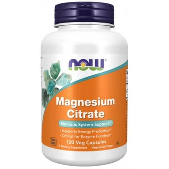 NOW Magnesium Citrate - 120 kaps.
