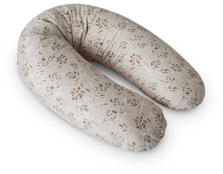 CebaBaby maitinimo pagalvė dżersej multi ruda gėlės W-880-000-828