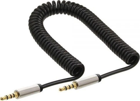 „Kabelis InLine“ lizdas 3,5 mm – lizdas 3,5 mm, 0,5 m sidabro (99274)