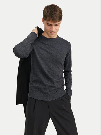 Jack & Jones Megztinis Eemil 12208364 Pilka Regular Fit