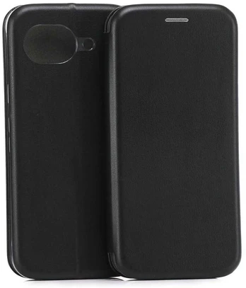 Beline magnetinis knygos dėklas, skirtas „Google Pixel 10A“, juodas