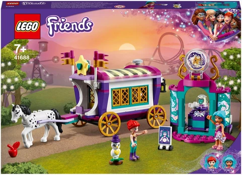 LEGO Friends 41688 Stebuklingas karavanas su arkliu ir mini lėle