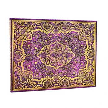 Picaresque Lined Hardcover Guest Book (Elastic Band Closure)