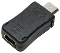 Adapteris Logilink USB-mini to USB-micro Mini USB 5 pin female, Micro USB B male kaina