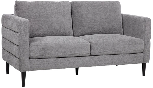 Home4You Sofa STEVENS 2-seater, pilkas