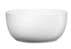 Keraminis vazonas BASEL BOWL, baltos sp., 23 x 10 cm kaina