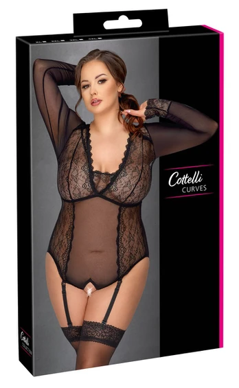 Cottelli curves Body Lace 3XL glaustinukė