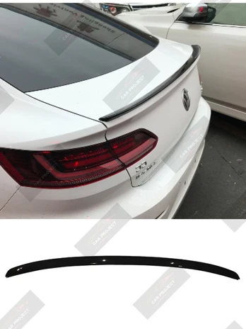 Spoilerio lipas Vw Arteon 2017-2023, juodas blizgesys