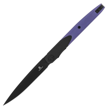 Bestechman Lanza G10 Purple/Black Sulankstomas peilis