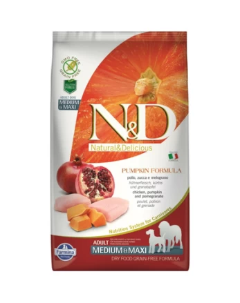 N&D Pumpkin Chicken & Pomegranate Adult Medium & Maxi 12 kg