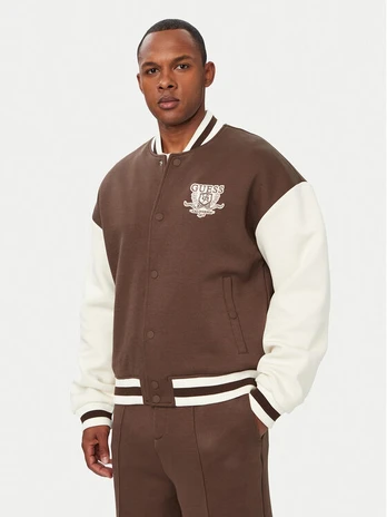 Guess Bomber striukė Z6YL07 K5007 Ruda Regular Fit