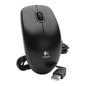 LOGITECH B100 optical Mouse black USB for Business OEM | 910-003357