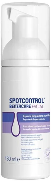 Valomosios veido putos Benzacare Spotcontrol, 130 ml, moterims, -