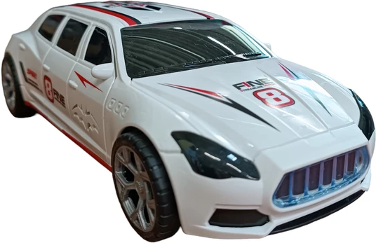 Automobilis su garsais ir šviesomis