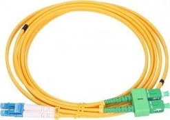 Extralink LC/APC-LC/APC | Patchcord | Vieno režimo, dvipusis, 9/125um, G657A, 3m