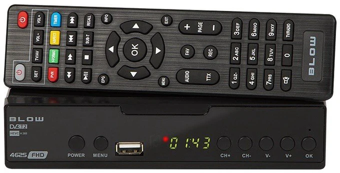 DVB-T2 imtuvo dekoderis BLOW 4625FHD H.265
