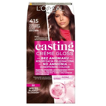 Plaukų dažai L’Oréal Paris Casting Creme Gloss, 415 šalta kaštoninė