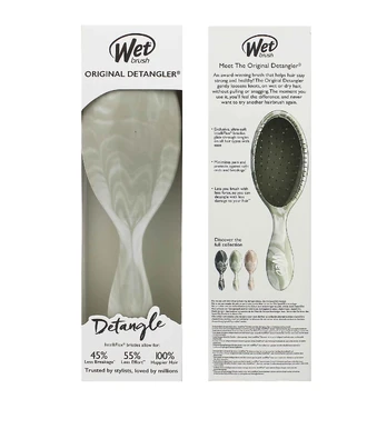 Wet Brush Original Detangler Watercolor Waves Green