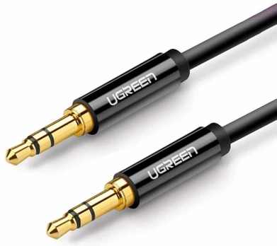 Ugreen audio cable AUX straight minijack 3.5 mm 1m black (AV112)