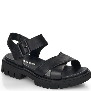 Basutės moterims, Juoda, SANDALS, Remonte