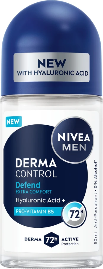 Nivea - Derma Control Defend Male Roll-on - 50 ml