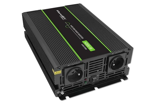Įtampos keitiklis Qoltec Pure Sine Wave Monolith (51939) 2000W 24V