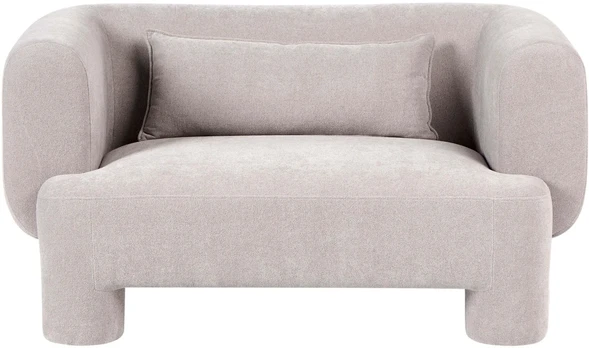Beliani Dvivietė sofa HOGBO smėlio spalvos
