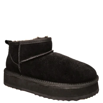Pašiltinti auliniai moterims, Juoda, warm boots POP, La conte