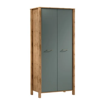 Spinta Indigo S2D, 90x53x199.5 cm, žalia/ruda