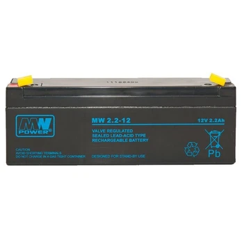 Akumuliatorius MWPower AGM, 12V 2.2Ah