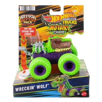 Mattel HOT WHEELS MONSTER TRUCKS džipas – Attack Pack (JMK92)