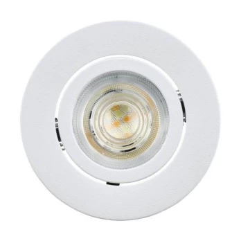 Išmanus įleidžiamas LED šviestuvas EGLO SALICETO-Z RGB, 5W, 2700-6500K, 400lm, baltos sp, Ø8,8cm,APP