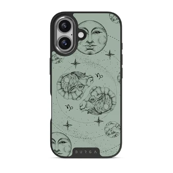 Capricorn - iPhone 17 Case, Elite Dark (MagSafe) / Gunmetal / Turquoise