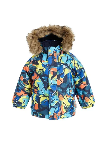Huppa Vaikų žieminė striukė VESA, multicolor pattern