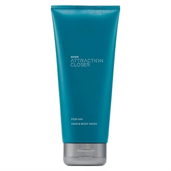 Avon Attraction Closer dušo želė-šampūnas vyrams, 200ml