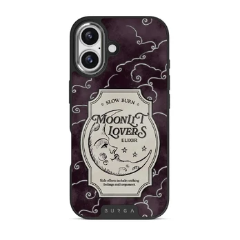 Moonlit Lovers - iPhone 17 Case, Elite Dark (MagSafe) / Silver