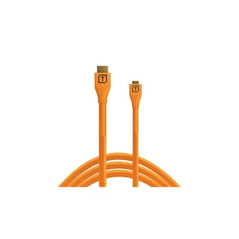 HDMI kabelis - Tether Tools Pro HDMI Micro į HDMI 2.0 6ft Juodas