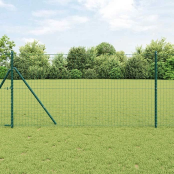 Tvorelių stulpai 2 pcs Žalia 180 cm