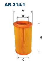 Oro filtras FILTRON AR 314/1 kaina