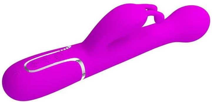 PRETTY LOVE - DEJON RABBIT VIBRATOR 3 IN 1 MULTIFUNCTION VIOLET