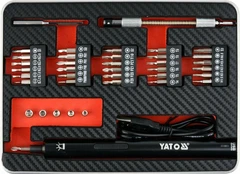 YATO PRECISION ATRUKTUVAS AKU 3.6V SU ANT 39vnt. kaina