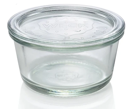 Weck stiklainiai su dangteliais, 450ml, 6 vnt.