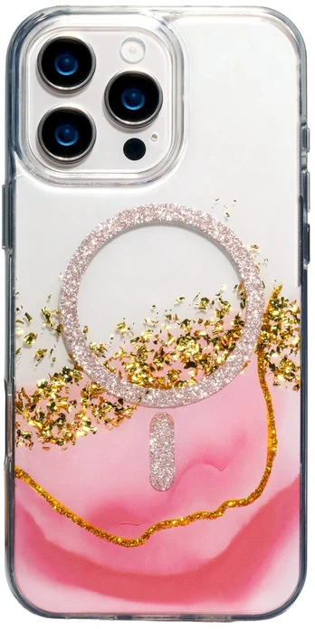 Dėklas Mocco Epoxy Mag Back Case for Apple iPhone 14 Pro